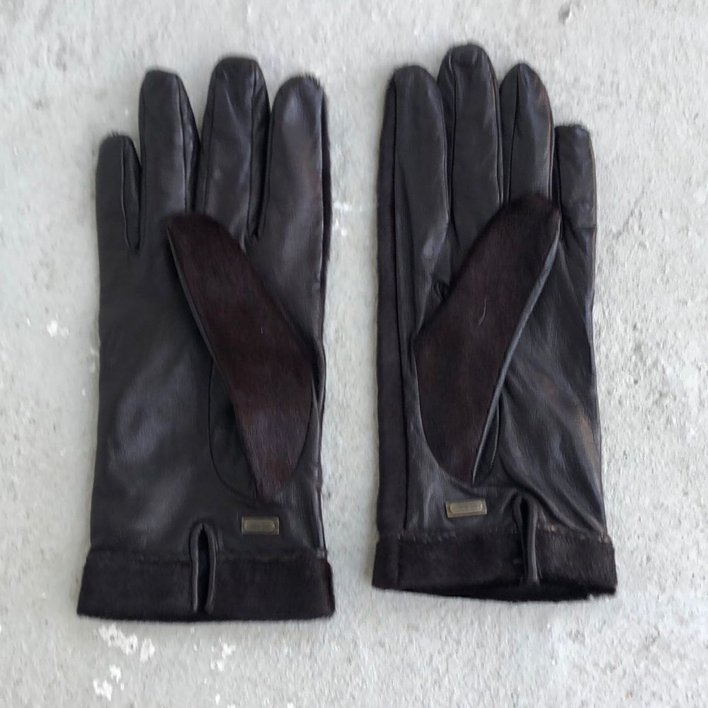 Vintage  Byblos leather  gloves